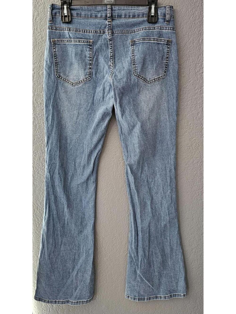 BNWT New Women's Justalwart Denim Jeans Pants Size Medium Blue Flare Stretchy - Picture 11 of 14